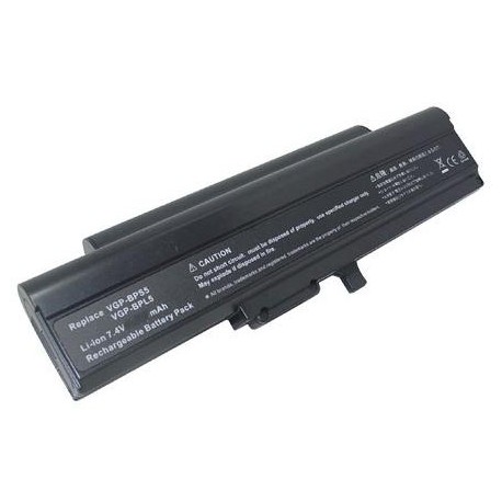 Battery Sony VGP-BPL5 VGP-BPS5 VGP-BPL5A VGP-BPS5A 9600 mAh