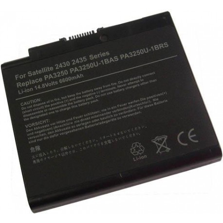 Battery Toshiba Satellite 2430 2435 A30 A35 S2430 - 6600 mAh