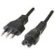 Cable AC 220V tripolare 3 poli 1,5mt for laptop - bulk