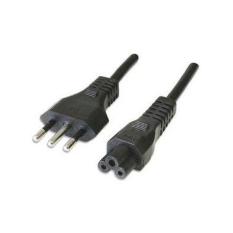 Cable AC 220V tripolare 3 poli 1,5mt for laptop - bulk