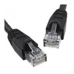 Cable Cat5e F/UTP 2m black RJ45/RJ45