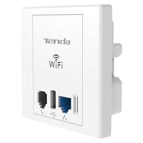 Wireless N300 Wall Plate Access Point with USB port