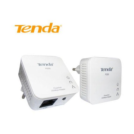 Tenda P200 Powerline Kit 2 Mini Adapter Up to 200Mbps