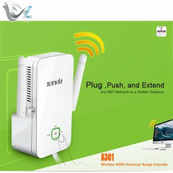 Range extender wireless 300Mbps a muro 1porta LAN Tenda A301