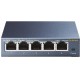 Switch 5 Porte Gigabit Plug & Play case in acciaio TL-SG105