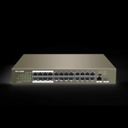 Switch 24 porte PoE 10/100Mbps + 1 Gbit + 1 slot SFP IP-COM