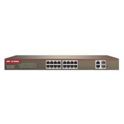 Switch managed 16 porte 100M+2 port Gigabit TP/SFP Combo PoE