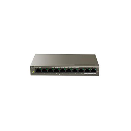 Switch 102W 8 porte PoE10/100Mbps + 2 Gb TEF1110P-8-102W