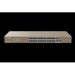 IP-COM F1226P 24FE+2GE/1SFP Web-smart PoE Switch 410W