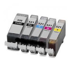 Negro 10ml con chip para Canon Ip3600/IP4600/MP540/MP620/630